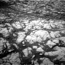 Nasa's Mars rover Curiosity acquired this image using its Left Navigation Camera on Sol 2128, at drive 1124, site number 72