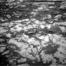 Nasa's Mars rover Curiosity acquired this image using its Left Navigation Camera on Sol 2128, at drive 1262, site number 72