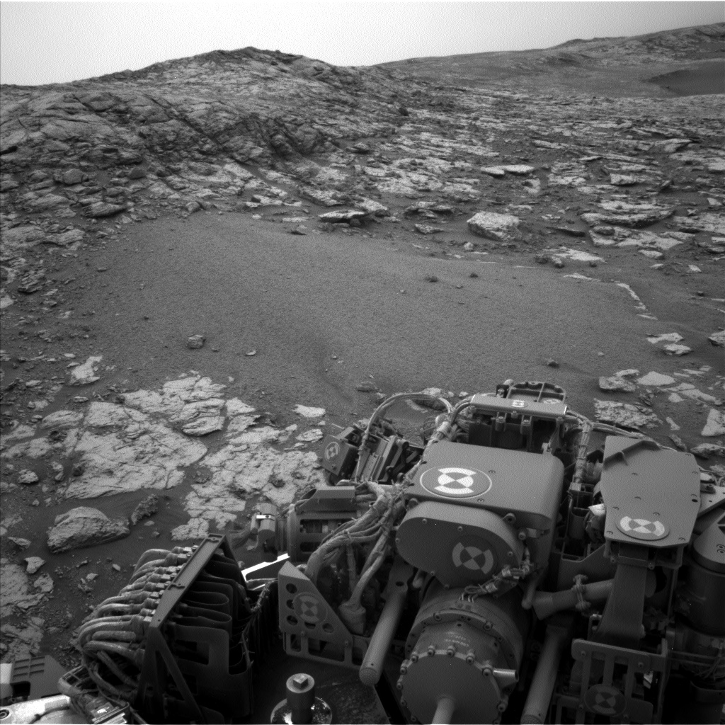 Nasa's Mars rover Curiosity acquired this image using its Left Navigation Camera on Sol 2128, at drive 1286, site number 72