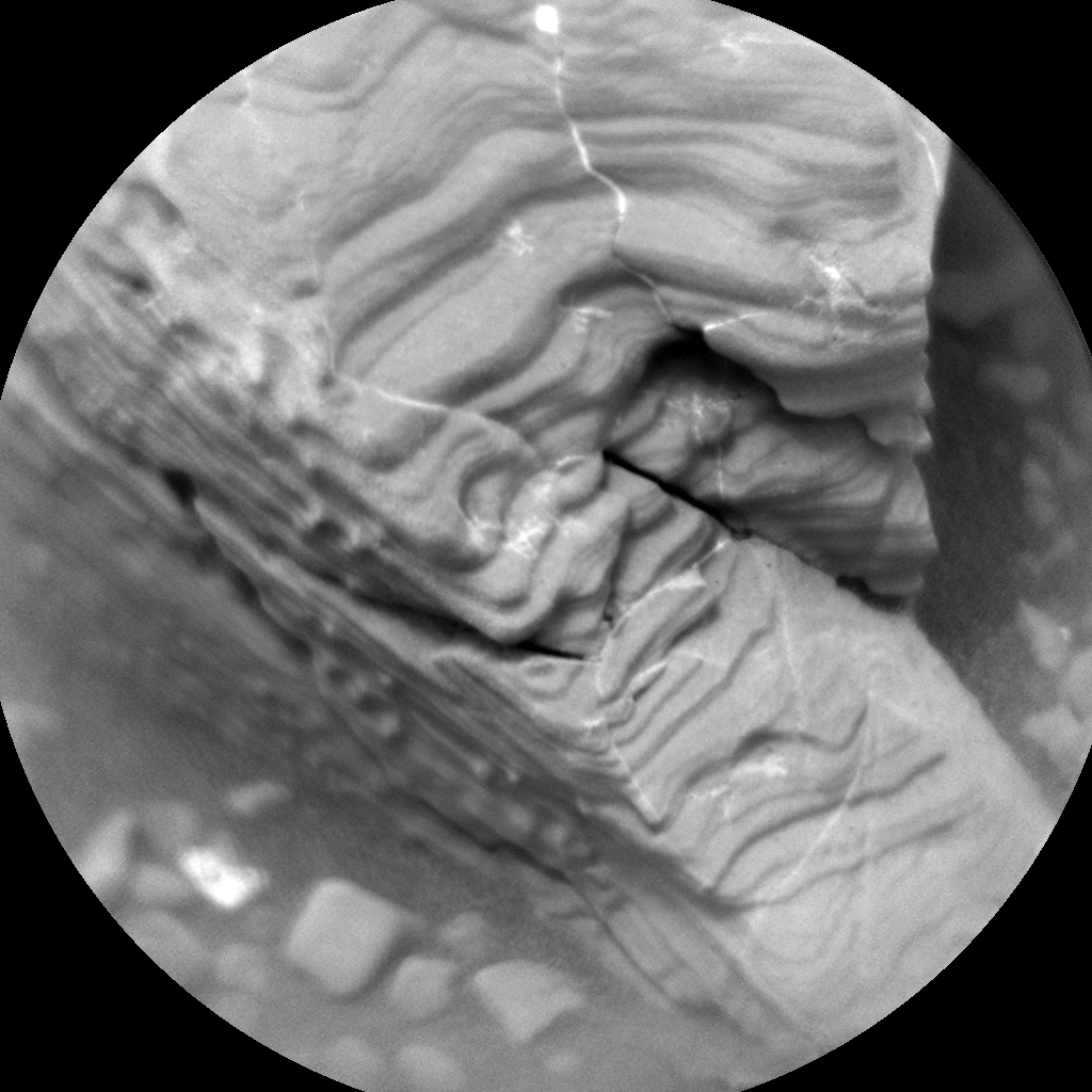 Nasa's Mars rover Curiosity acquired this image using its Chemistry & Camera (ChemCam) on Sol 2128, at drive 920, site number 72