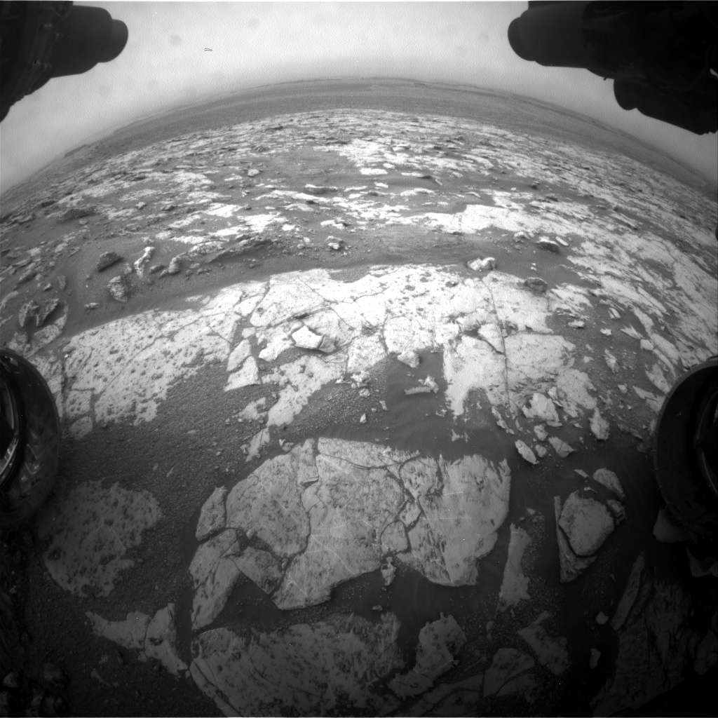 Nasa's Mars rover Curiosity acquired this image using its Front Hazard Avoidance Camera (Front Hazcam) on Sol 2132, at drive 1316, site number 72