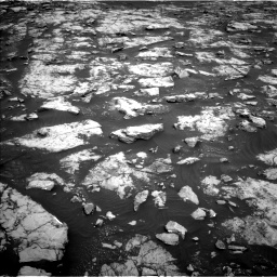 Nasa's Mars rover Curiosity acquired this image using its Left Navigation Camera on Sol 2132, at drive 1304, site number 72