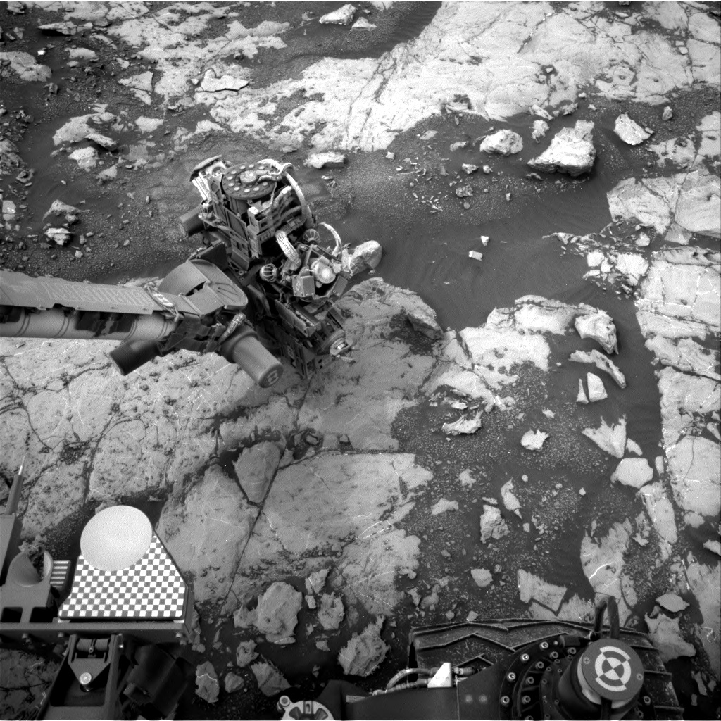 Nasa's Mars rover Curiosity acquired this image using its Right Navigation Camera on Sol 2134, at drive 1316, site number 72