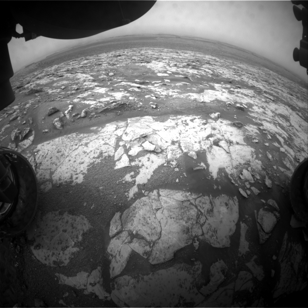 Nasa's Mars rover Curiosity acquired this image using its Front Hazard Avoidance Camera (Front Hazcam) on Sol 2137, at drive 1316, site number 72