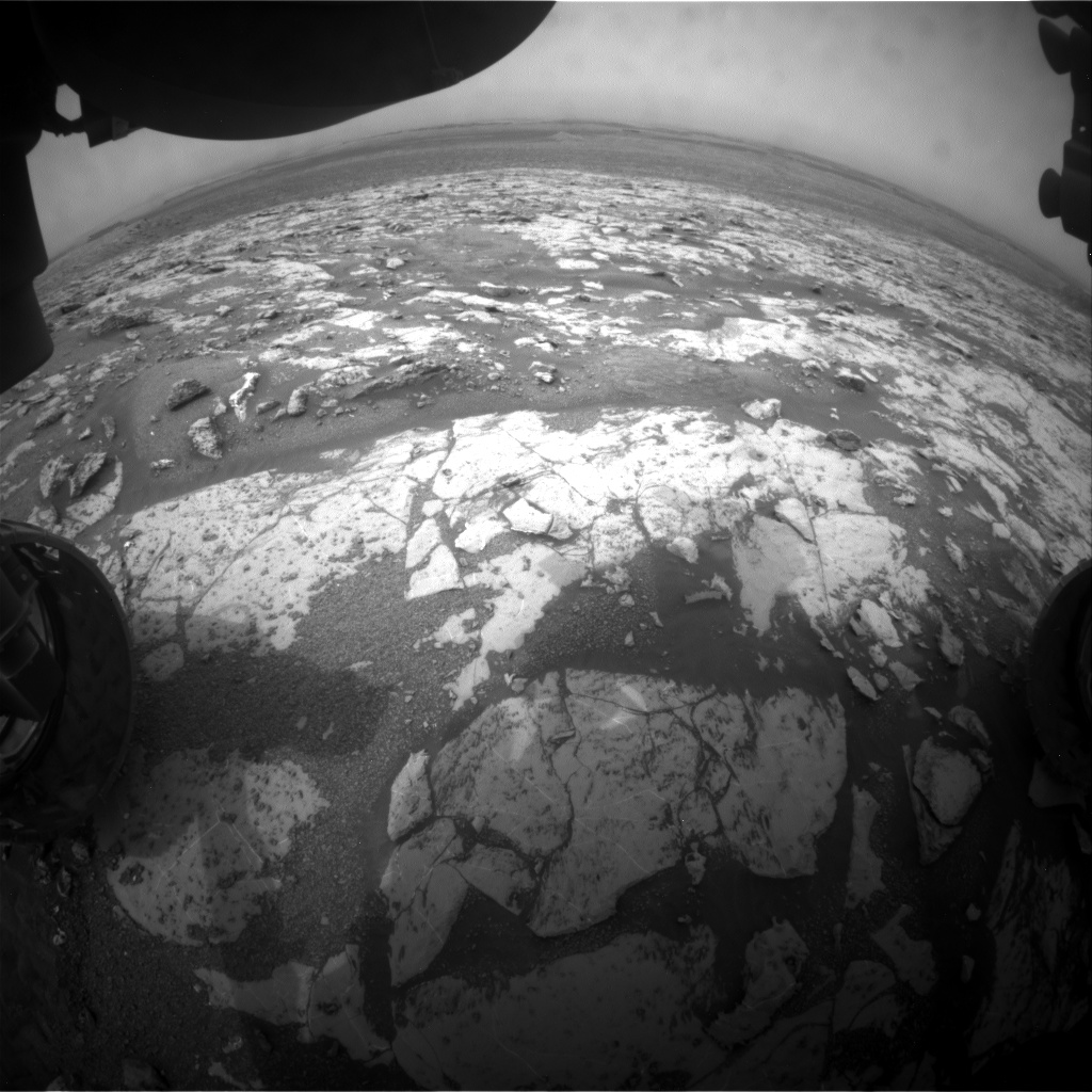 Nasa's Mars rover Curiosity acquired this image using its Front Hazard Avoidance Camera (Front Hazcam) on Sol 2146, at drive 1316, site number 72