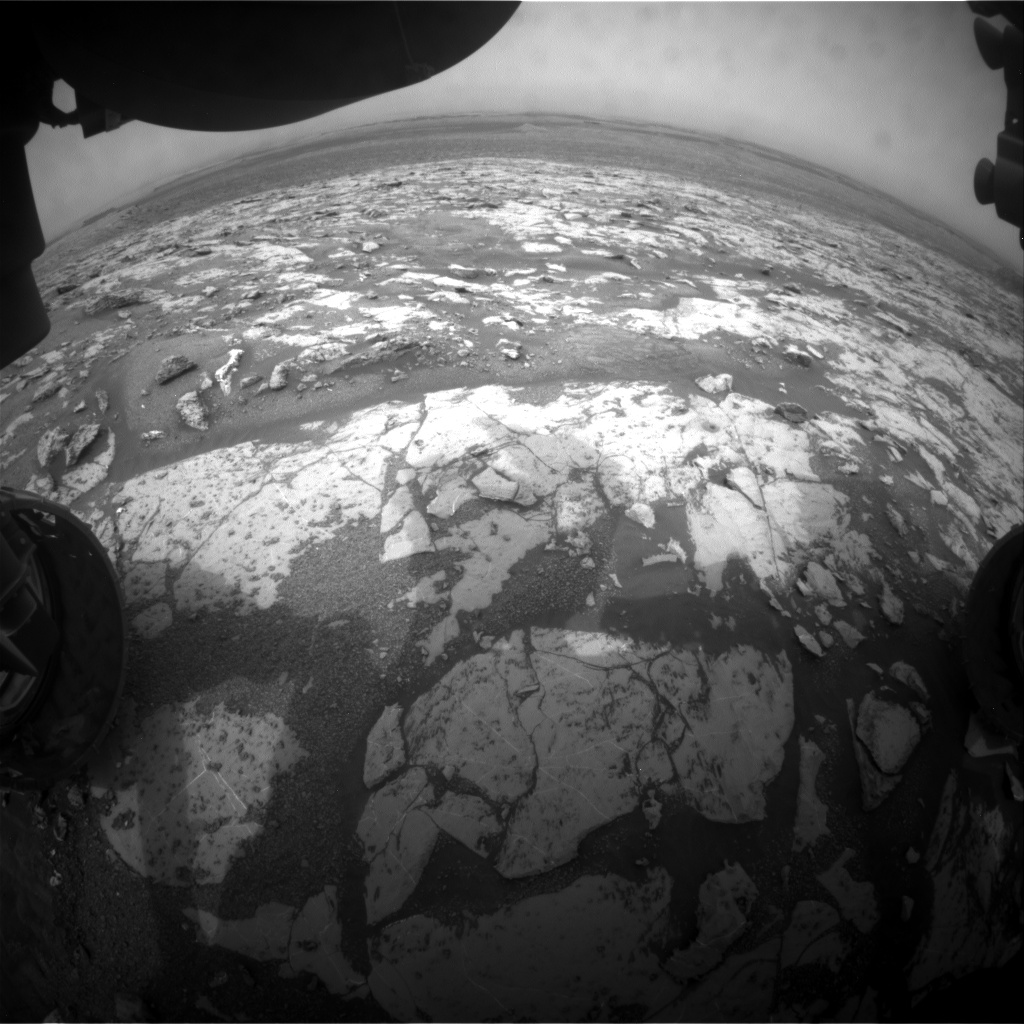 Nasa's Mars rover Curiosity acquired this image using its Front Hazard Avoidance Camera (Front Hazcam) on Sol 2148, at drive 1316, site number 72