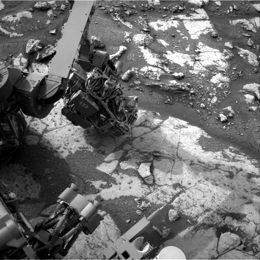 Nasa's Mars rover Curiosity acquired this image using its Right Navigation Camera on Sol 2155, at drive 1316, site number 72
