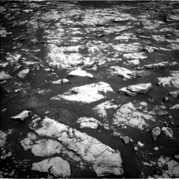 Nasa's Mars rover Curiosity acquired this image using its Left Navigation Camera on Sol 2156, at drive 1322, site number 72