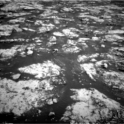 Nasa's Mars rover Curiosity acquired this image using its Left Navigation Camera on Sol 2156, at drive 1346, site number 72