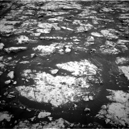 Nasa's Mars rover Curiosity acquired this image using its Left Navigation Camera on Sol 2156, at drive 1352, site number 72