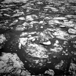 Nasa's Mars rover Curiosity acquired this image using its Left Navigation Camera on Sol 2156, at drive 1364, site number 72