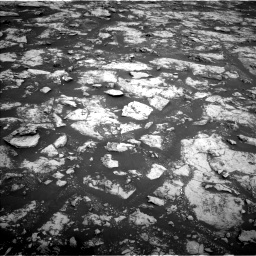 Nasa's Mars rover Curiosity acquired this image using its Left Navigation Camera on Sol 2156, at drive 1376, site number 72