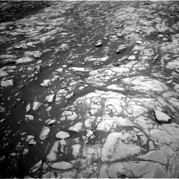 Nasa's Mars rover Curiosity acquired this image using its Left Navigation Camera on Sol 2156, at drive 1490, site number 72