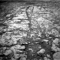 Nasa's Mars rover Curiosity acquired this image using its Left Navigation Camera on Sol 2156, at drive 1550, site number 72