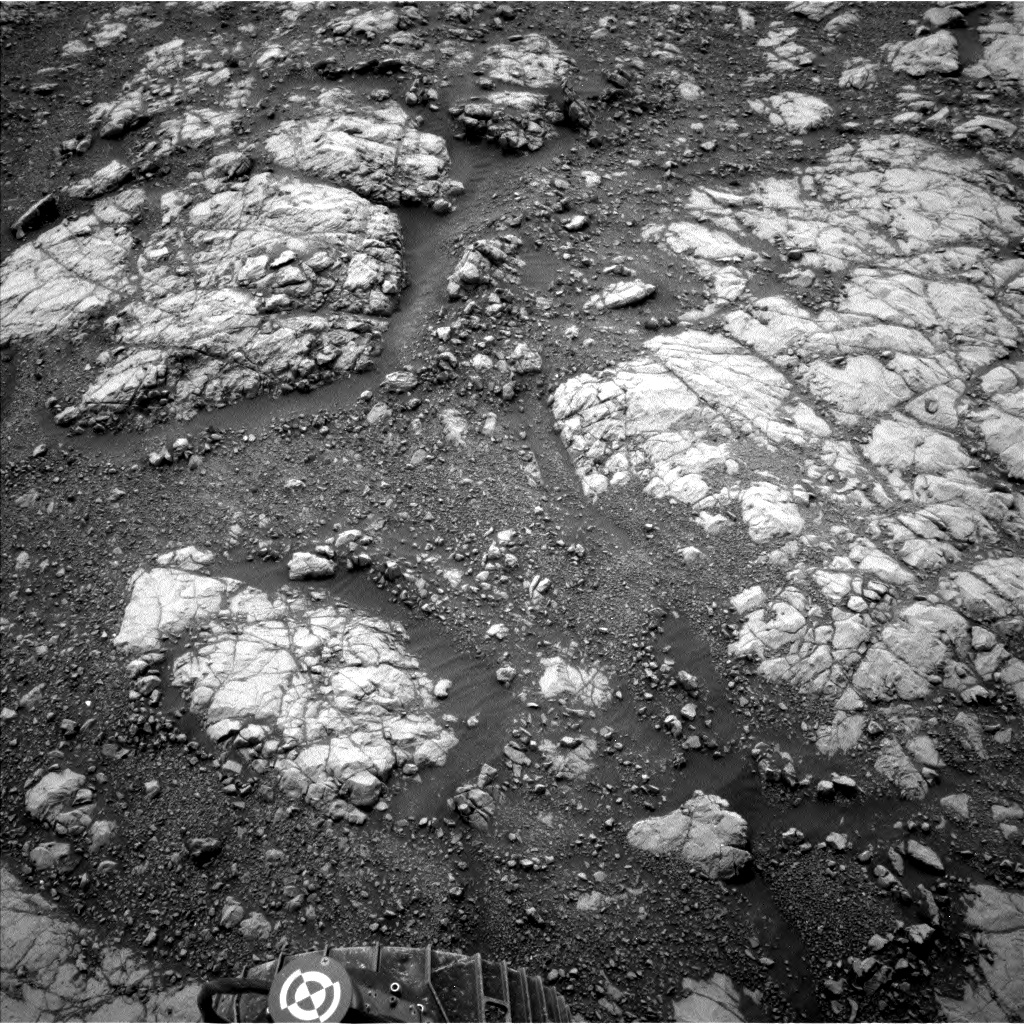 Nasa's Mars rover Curiosity acquired this image using its Left Navigation Camera on Sol 2156, at drive 1616, site number 72