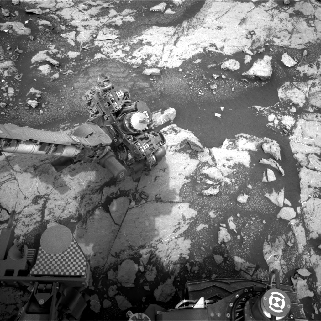 Nasa's Mars rover Curiosity acquired this image using its Right Navigation Camera on Sol 2156, at drive 1316, site number 72