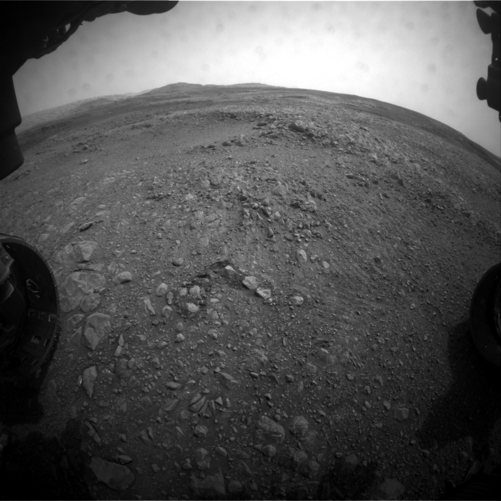 Nasa's Mars rover Curiosity acquired this image using its Front Hazard Avoidance Camera (Front Hazcam) on Sol 2161, at drive 2272, site number 72