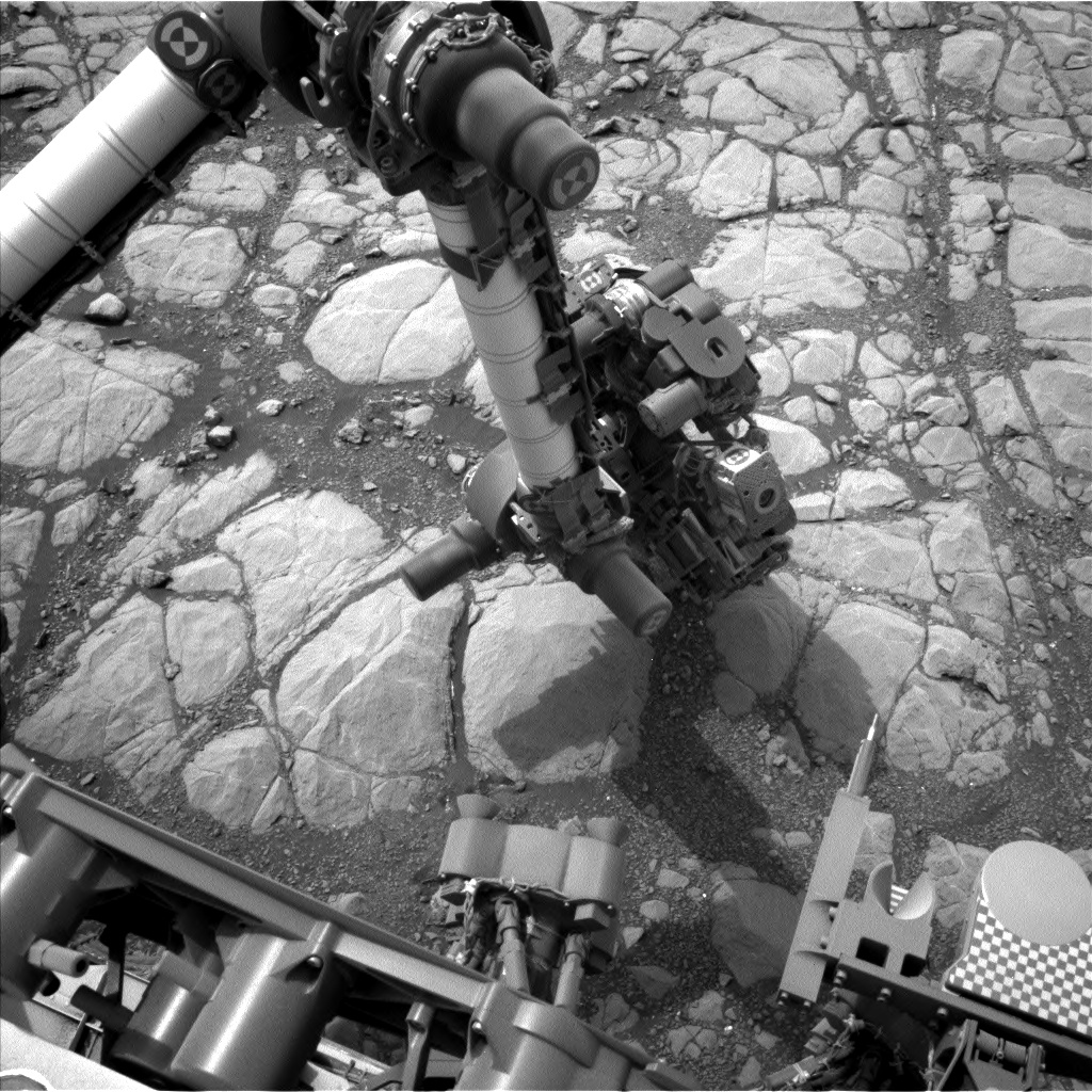 Nasa's Mars rover Curiosity acquired this image using its Left Navigation Camera on Sol 2161, at drive 1980, site number 72