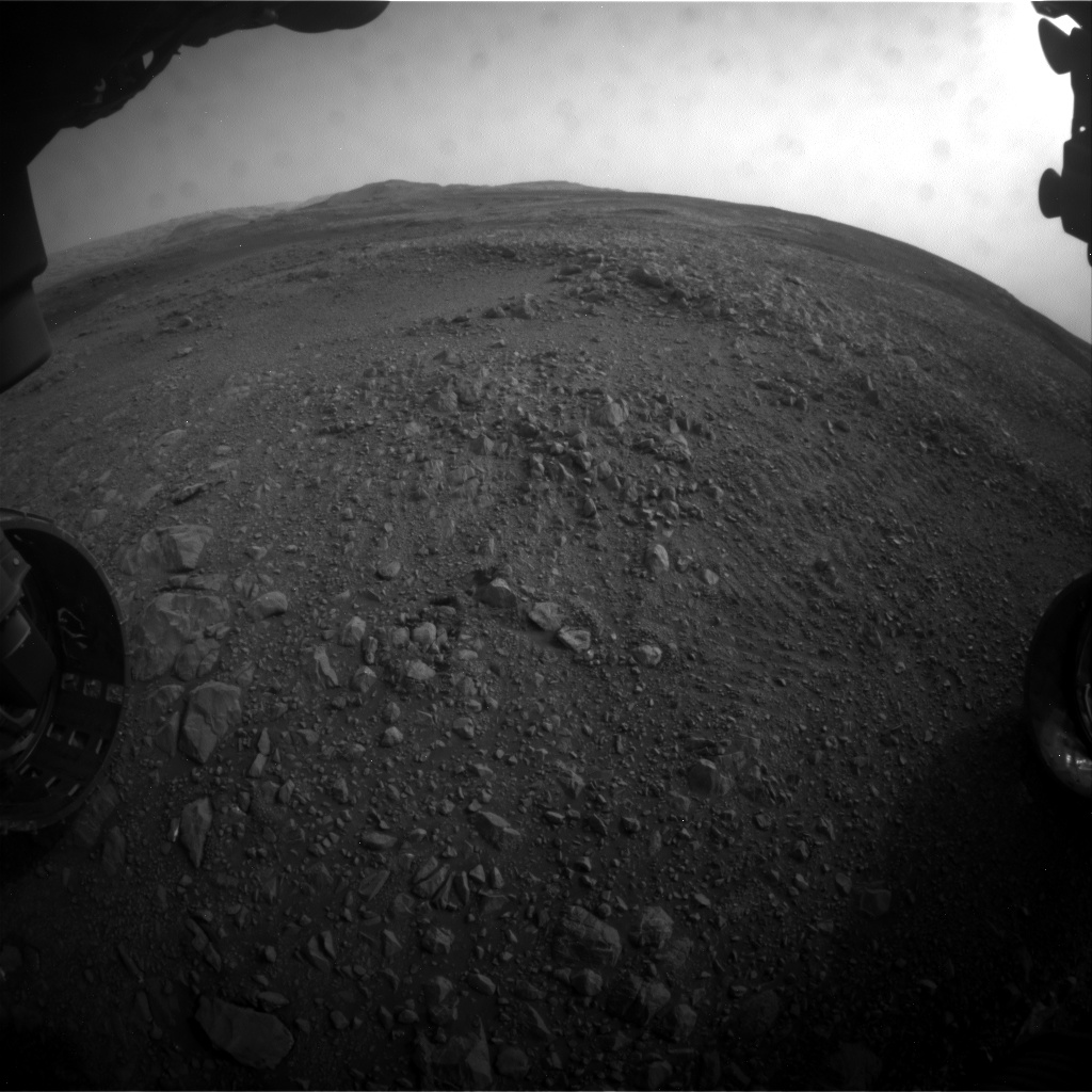 Nasa's Mars rover Curiosity acquired this image using its Front Hazard Avoidance Camera (Front Hazcam) on Sol 2162, at drive 2272, site number 72
