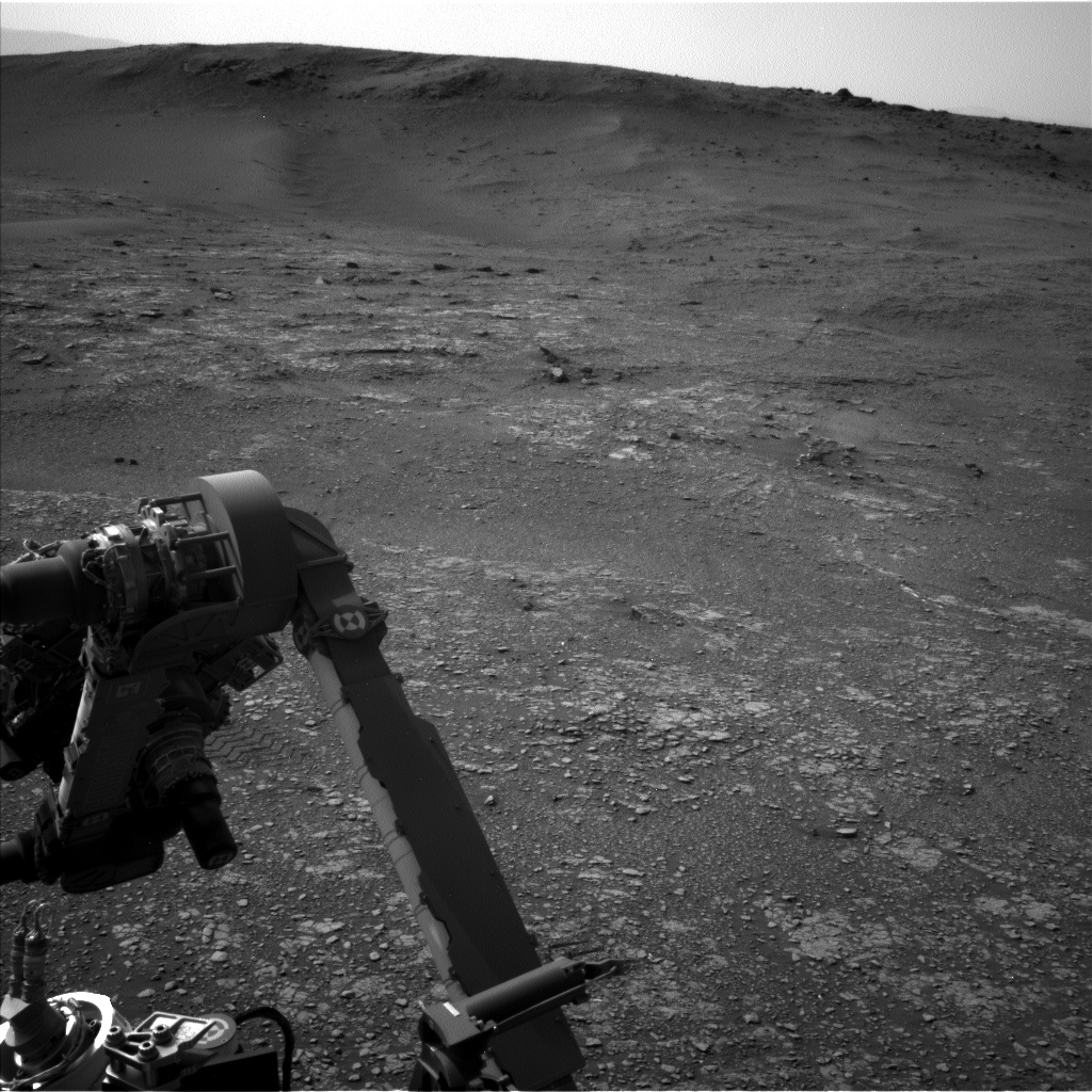 Nasa's Mars rover Curiosity acquired this image using its Left Navigation Camera on Sol 2347, at drive 0, site number 75