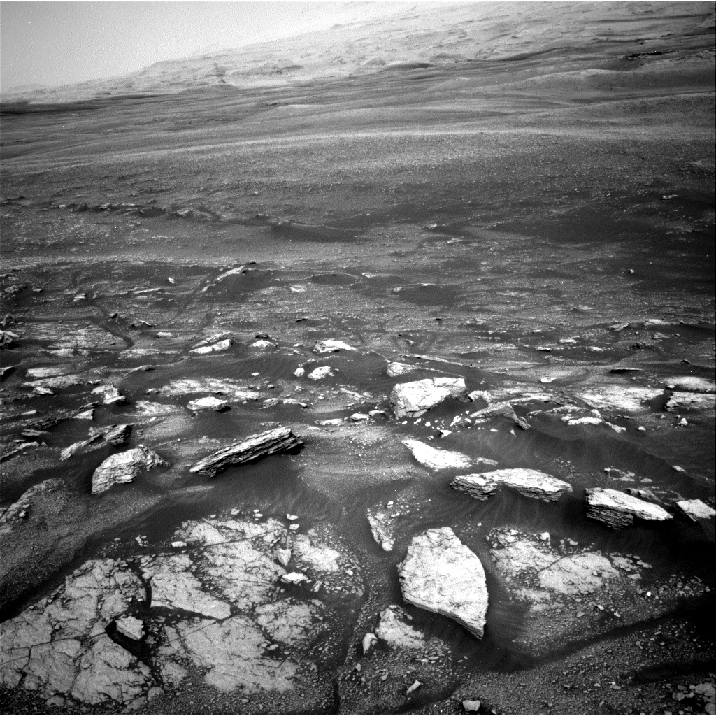 Nasa's Mars rover Curiosity acquired this image using its Right Navigation Camera on Sol 2347, at drive 0, site number 75