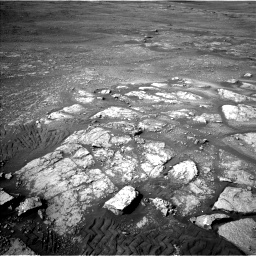 Nasa's Mars rover Curiosity acquired this image using its Left Navigation Camera on Sol 2350, at drive 24, site number 75