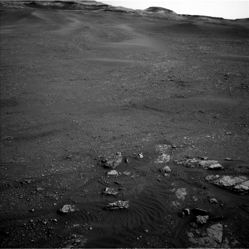 Nasa's Mars rover Curiosity acquired this image using its Left Navigation Camera on Sol 2350, at drive 60, site number 75