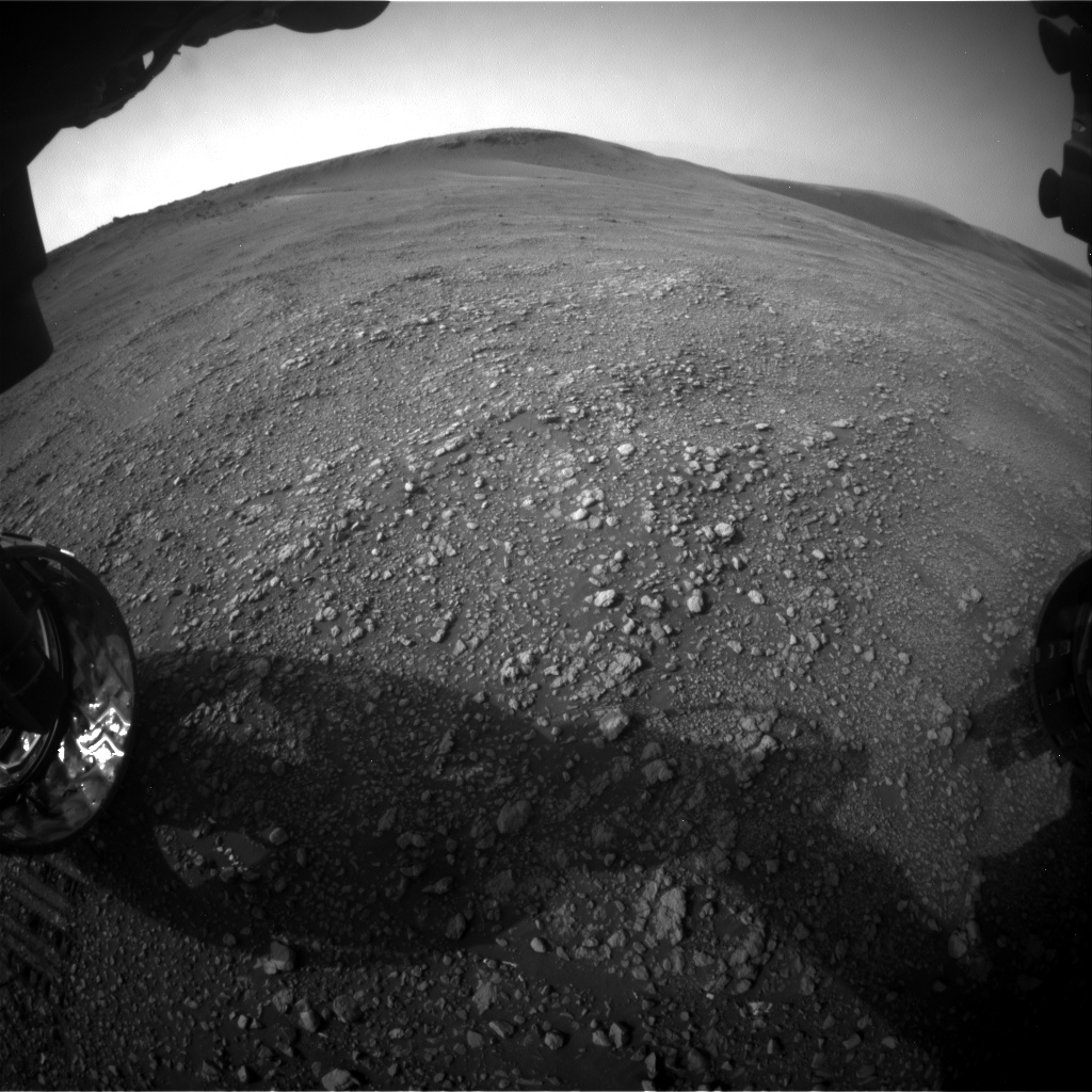 Nasa's Mars rover Curiosity acquired this image using its Front Hazard Avoidance Camera (Front Hazcam) on Sol 2352, at drive 264, site number 75