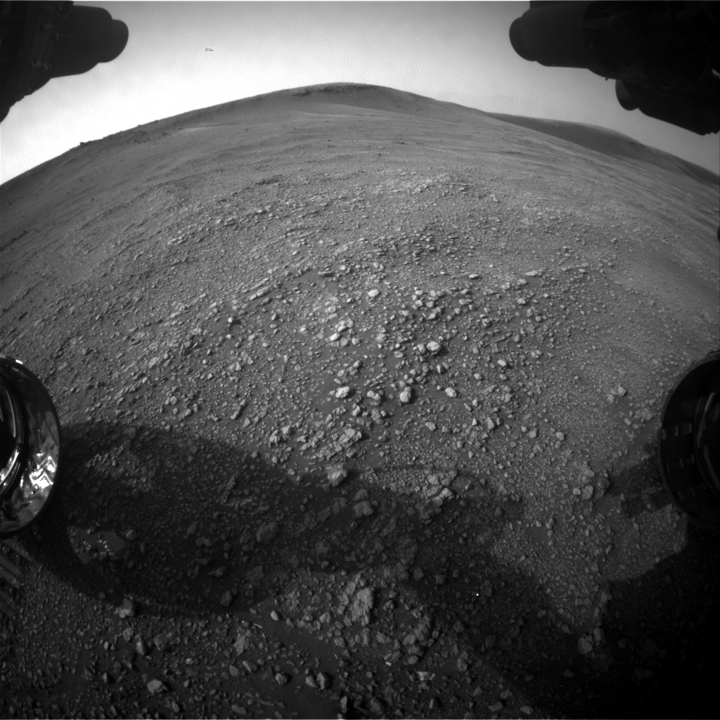 Nasa's Mars rover Curiosity acquired this image using its Front Hazard Avoidance Camera (Front Hazcam) on Sol 2352, at drive 264, site number 75