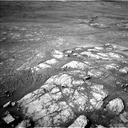 Nasa's Mars rover Curiosity acquired this image using its Left Navigation Camera on Sol 2352, at drive 96, site number 75