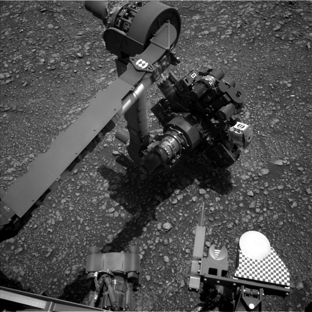 Nasa's Mars rover Curiosity acquired this image using its Left Navigation Camera on Sol 2354, at drive 264, site number 75