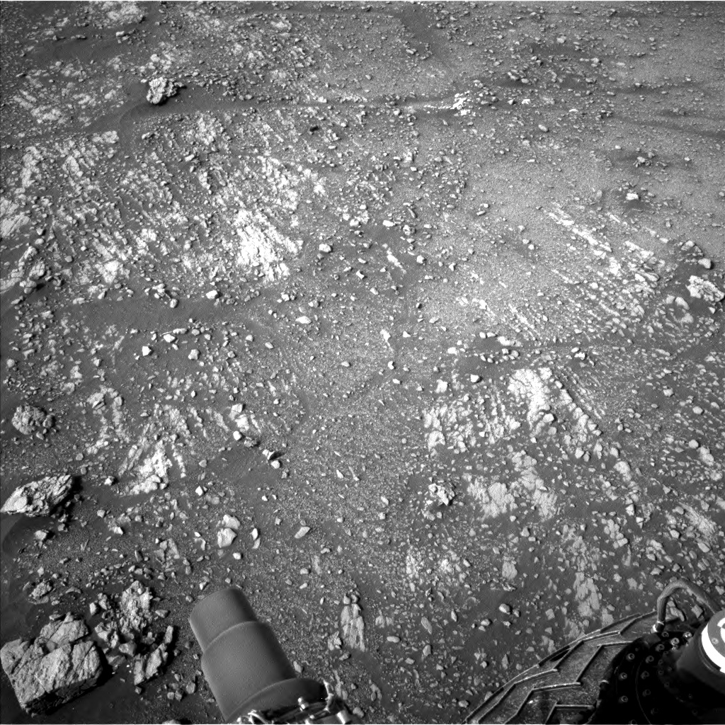 Nasa's Mars rover Curiosity acquired this image using its Left Navigation Camera on Sol 2354, at drive 456, site number 75