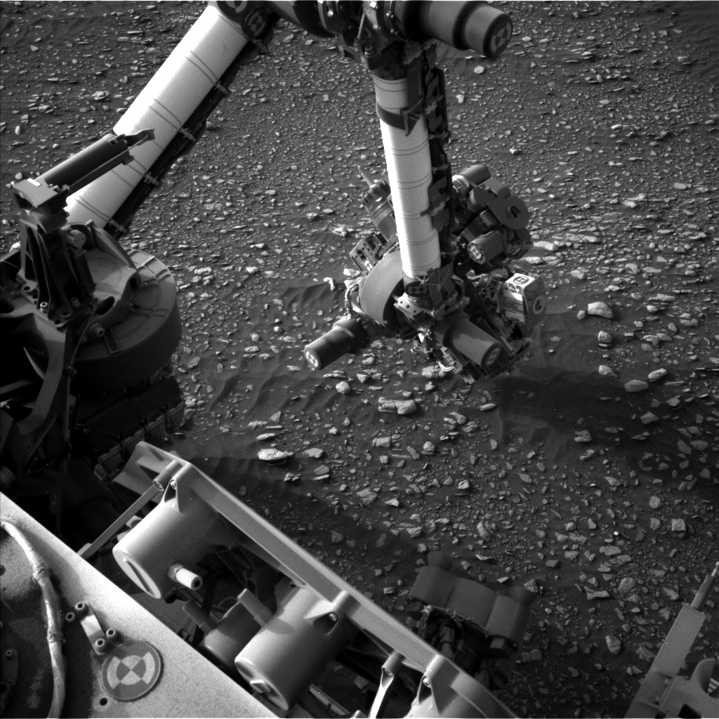 Nasa's Mars rover Curiosity acquired this image using its Left Navigation Camera on Sol 2363, at drive 1128, site number 75
