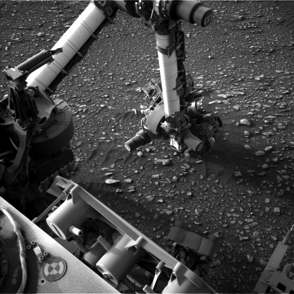 Nasa's Mars rover Curiosity acquired this image using its Left Navigation Camera on Sol 2363, at drive 1128, site number 75