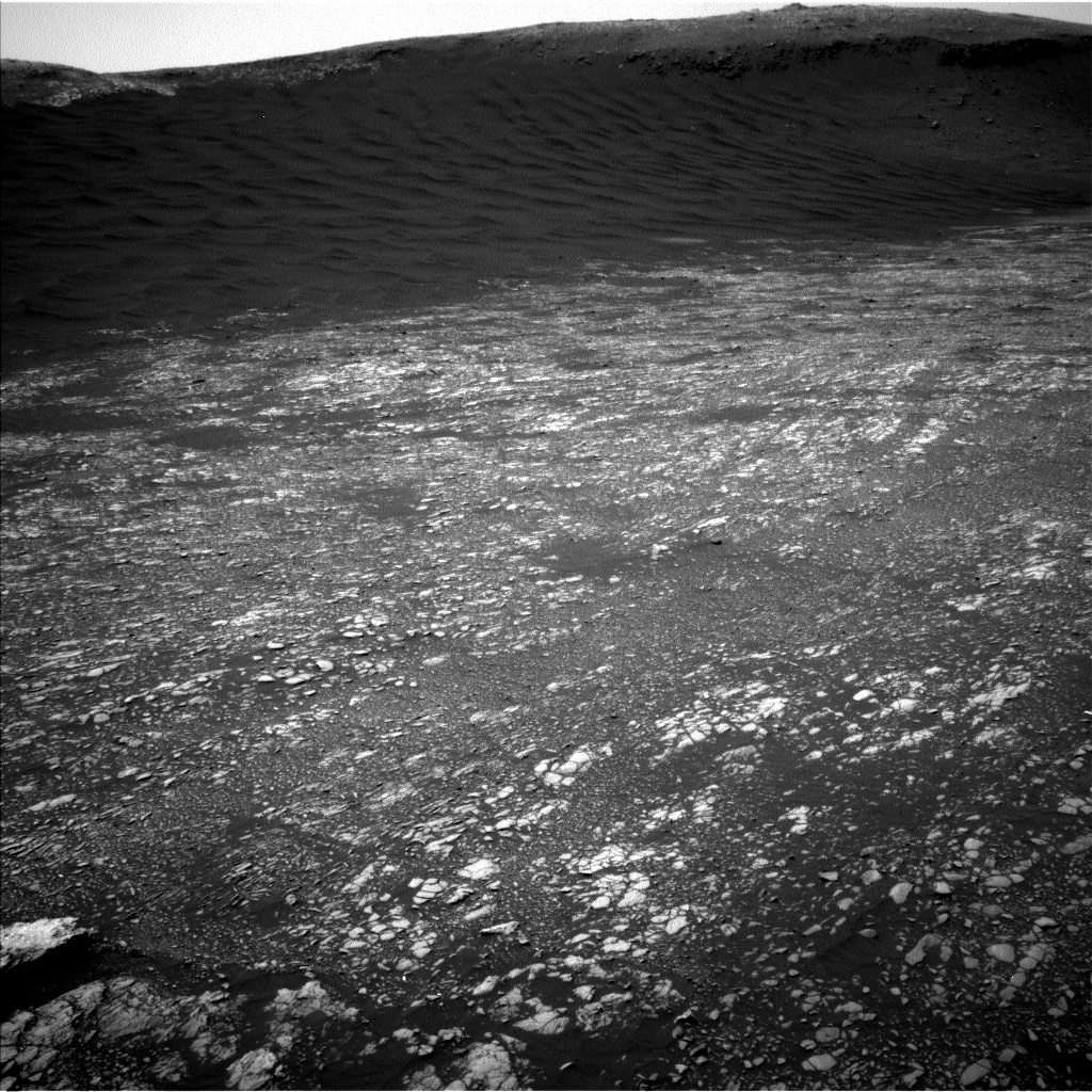 Nasa's Mars rover Curiosity acquired this image using its Left Navigation Camera on Sol 2364, at drive 1350, site number 75