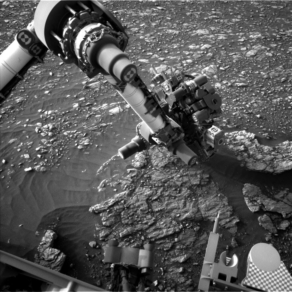 Nasa's Mars rover Curiosity acquired this image using its Left Navigation Camera on Sol 2367, at drive 1386, site number 75