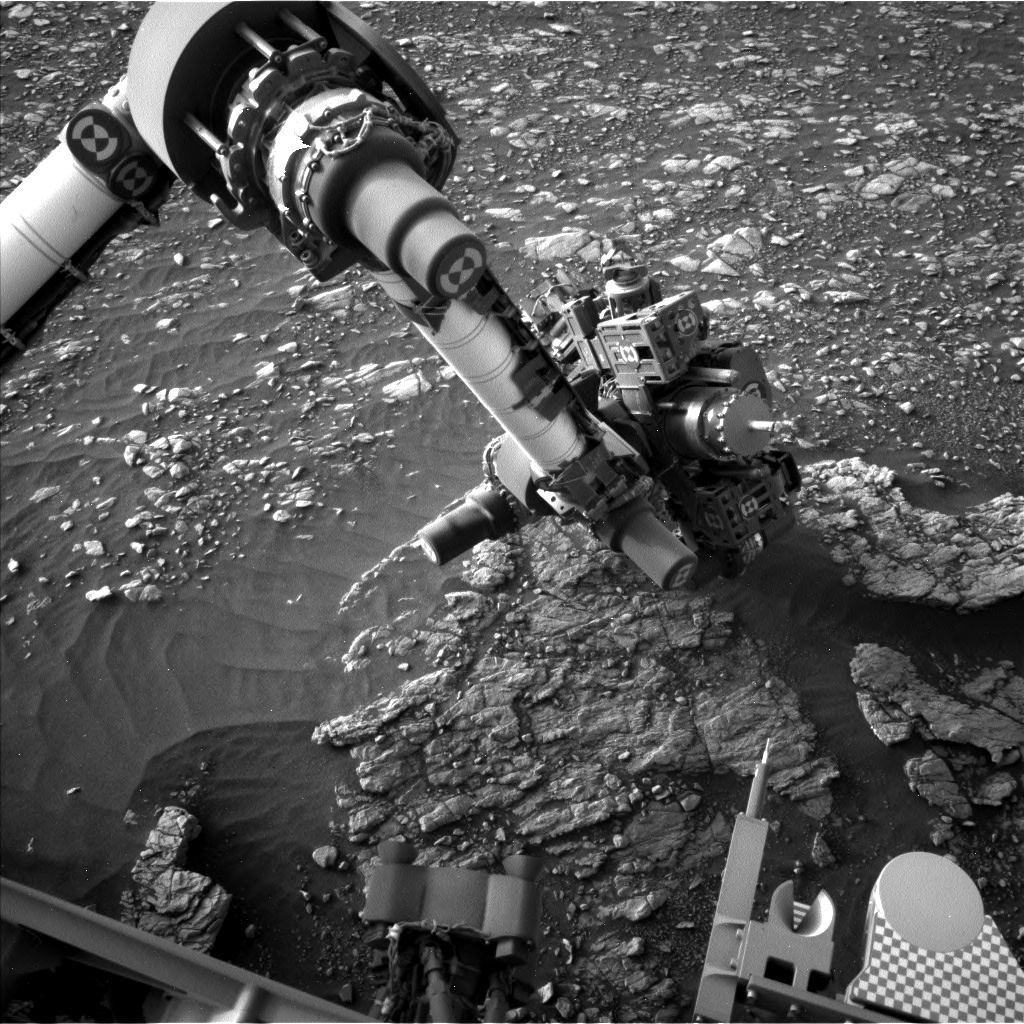 Nasa's Mars rover Curiosity acquired this image using its Left Navigation Camera on Sol 2367, at drive 1386, site number 75