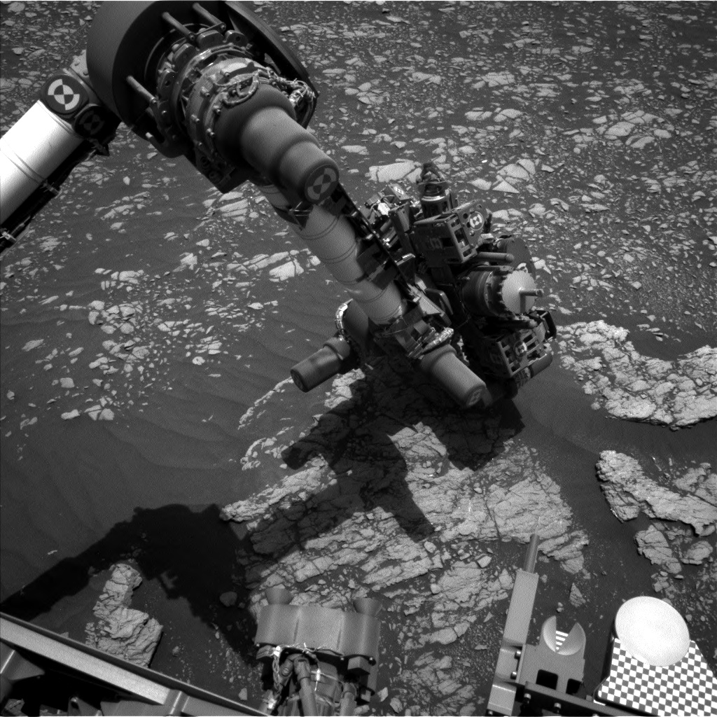 Nasa's Mars rover Curiosity acquired this image using its Left Navigation Camera on Sol 2368, at drive 1386, site number 75