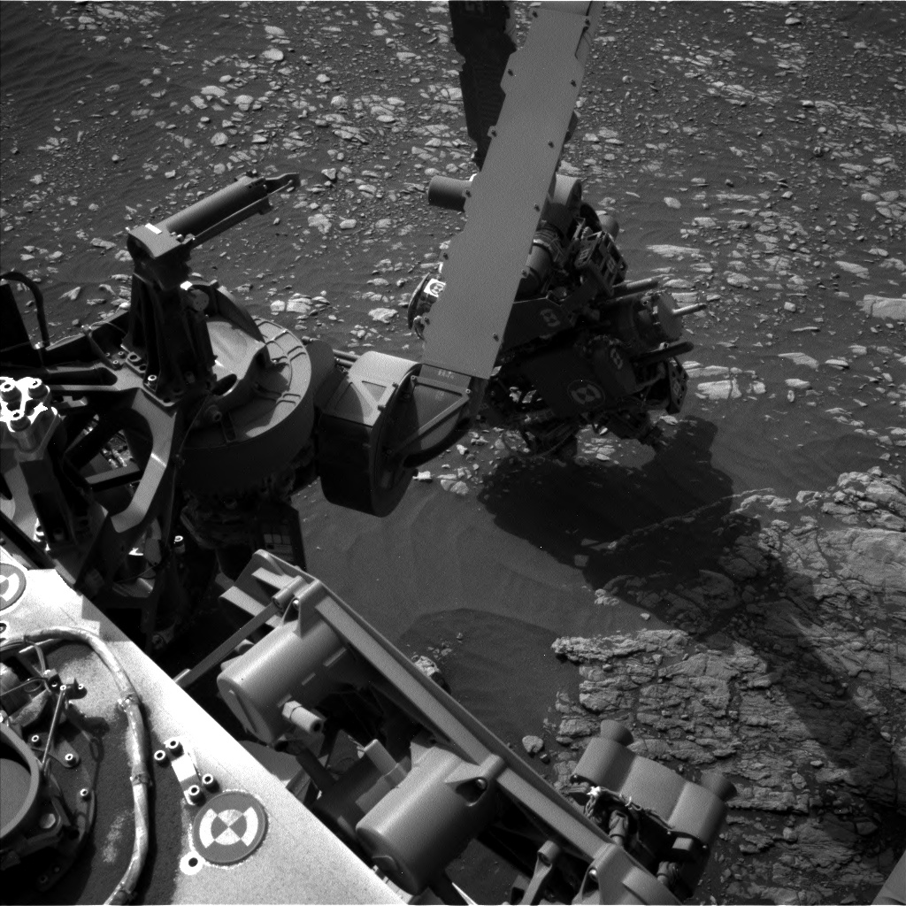 Nasa's Mars rover Curiosity acquired this image using its Left Navigation Camera on Sol 2369, at drive 1386, site number 75