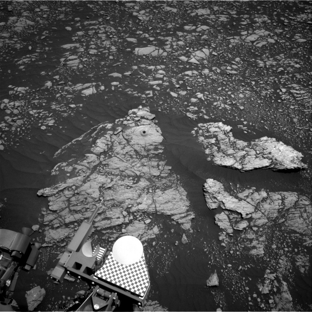 Nasa's Mars rover Curiosity acquired this image using its Right Navigation Camera on Sol 2370, at drive 1386, site number 75