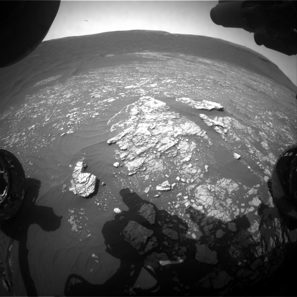 Nasa's Mars rover Curiosity acquired this image using its Front Hazard Avoidance Camera (Front Hazcam) on Sol 2373, at drive 1386, site number 75