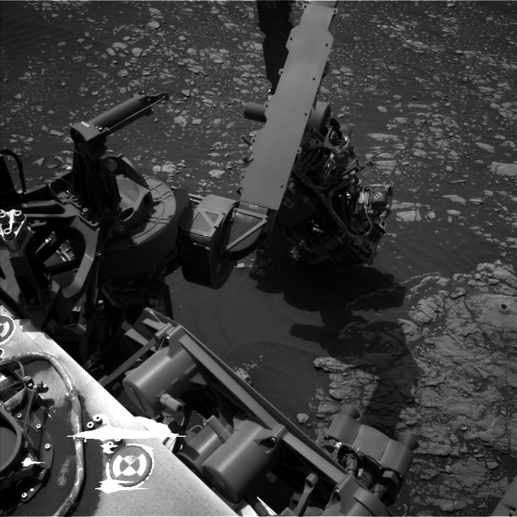 Nasa's Mars rover Curiosity acquired this image using its Left Navigation Camera on Sol 2378, at drive 1386, site number 75