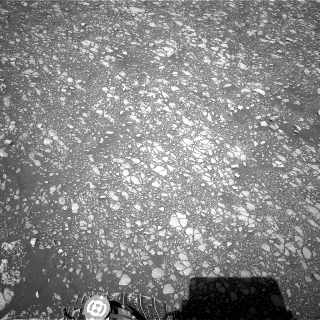 Nasa's Mars rover Curiosity acquired this image using its Left Navigation Camera on Sol 2381, at drive 1398, site number 75