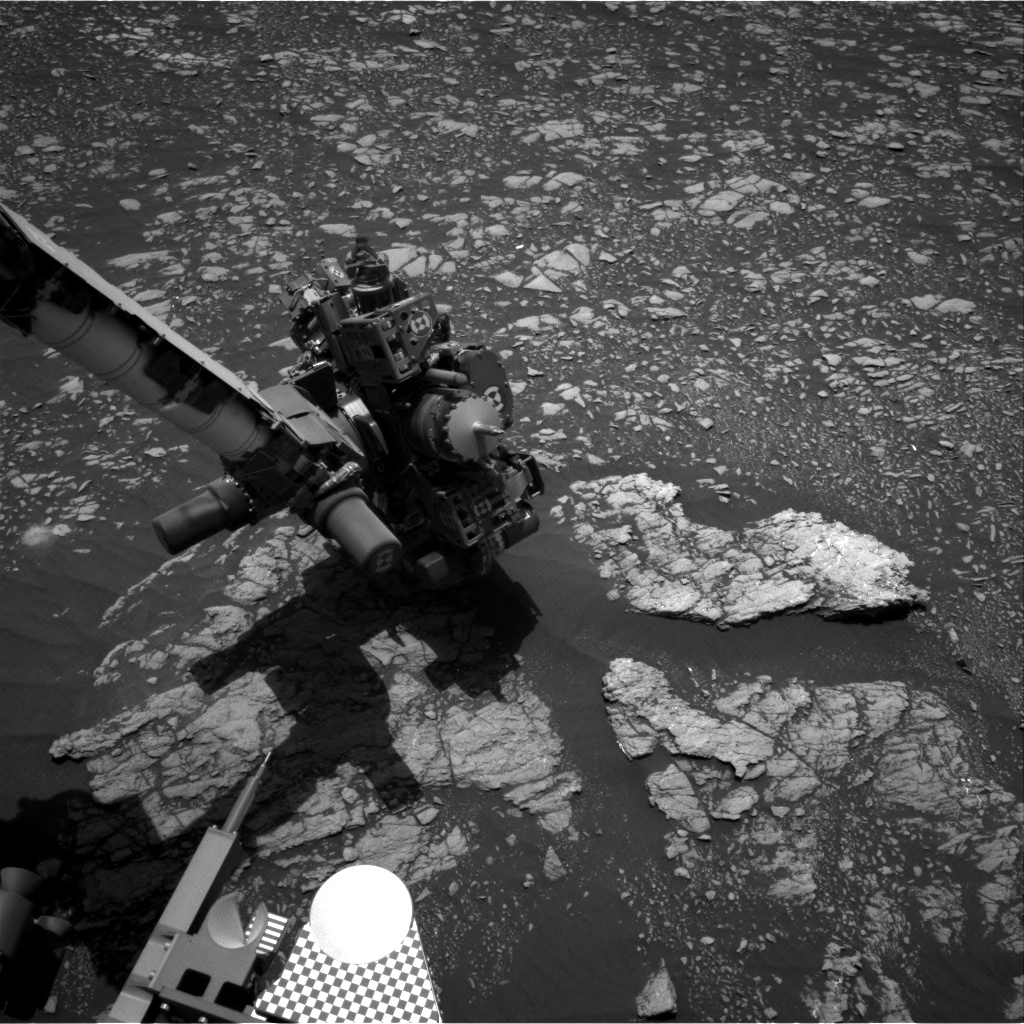 Nasa's Mars rover Curiosity acquired this image using its Right Navigation Camera on Sol 2381, at drive 1386, site number 75