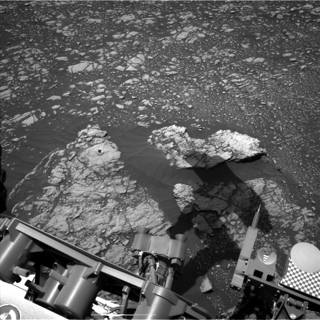 Nasa's Mars rover Curiosity acquired this image using its Left Navigation Camera on Sol 2382, at drive 1398, site number 75