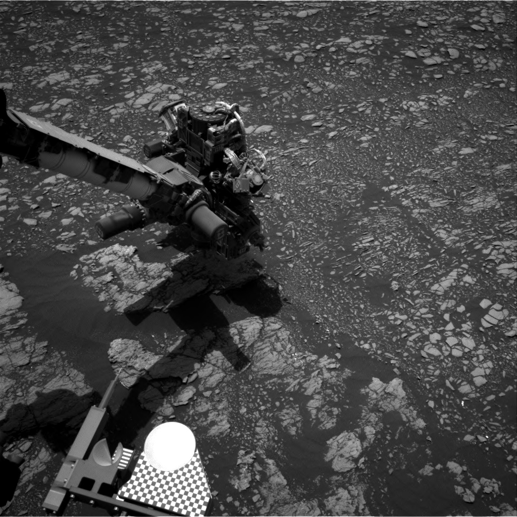 Nasa's Mars rover Curiosity acquired this image using its Right Navigation Camera on Sol 2382, at drive 1398, site number 75