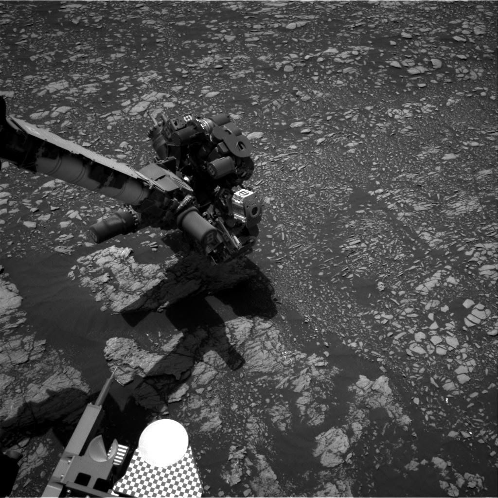 Nasa's Mars rover Curiosity acquired this image using its Right Navigation Camera on Sol 2382, at drive 1398, site number 75