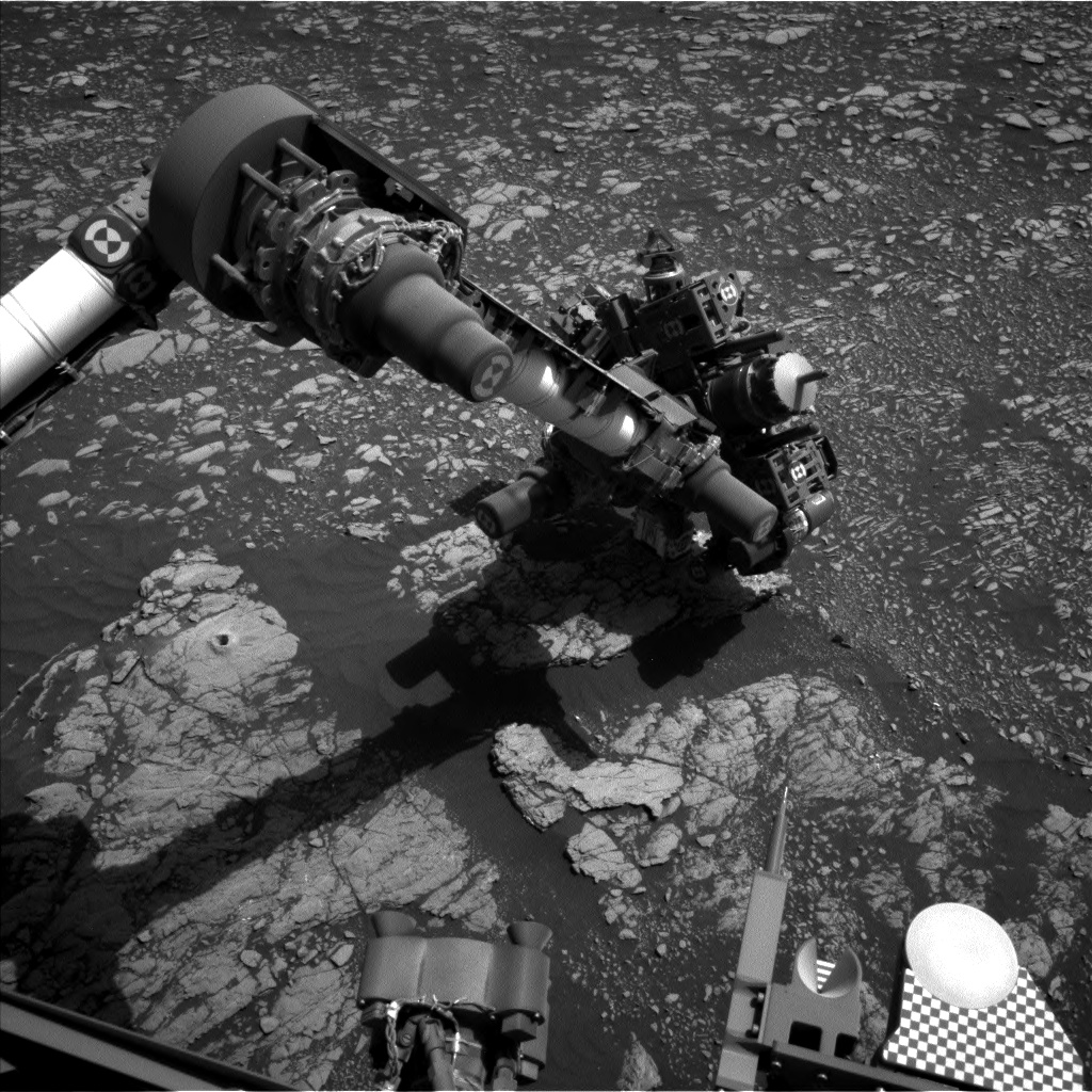 Nasa's Mars rover Curiosity acquired this image using its Left Navigation Camera on Sol 2384, at drive 1398, site number 75