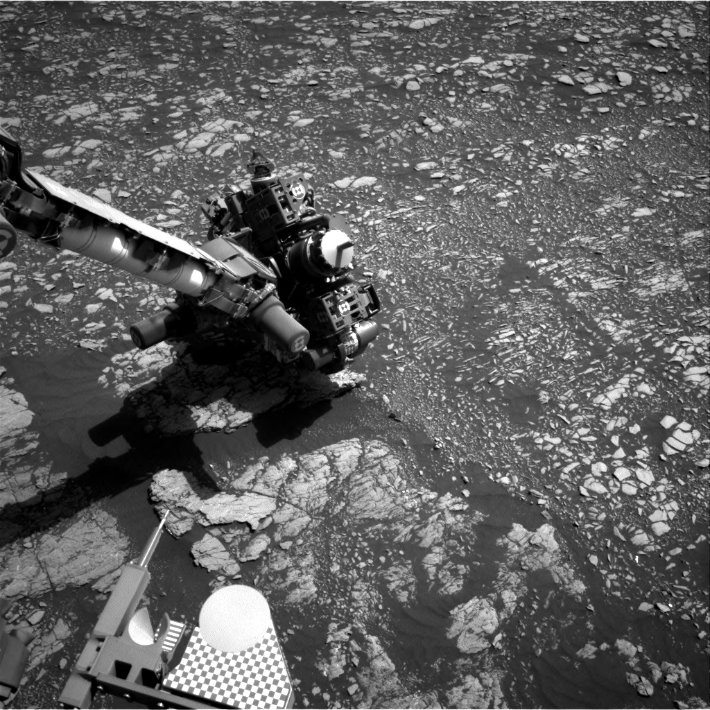 Nasa's Mars rover Curiosity acquired this image using its Right Navigation Camera on Sol 2384, at drive 1398, site number 75