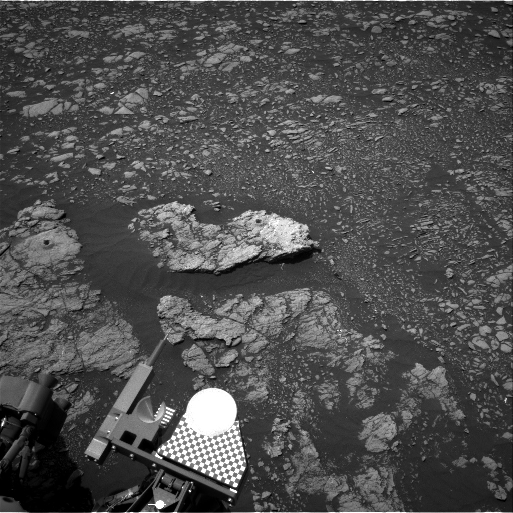 Nasa's Mars rover Curiosity acquired this image using its Right Navigation Camera on Sol 2386, at drive 1398, site number 75